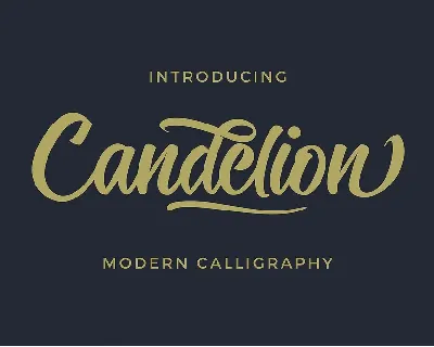 Candelion Script Free Download font