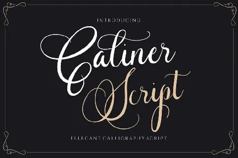 Caliner Script font