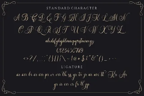 Caliner Script font