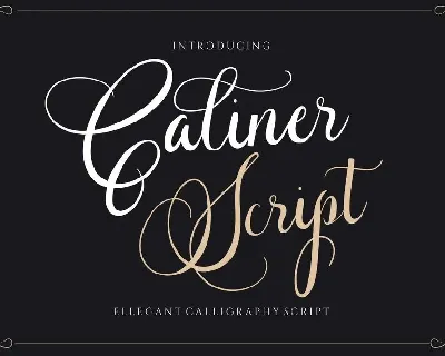 Caliner Script font