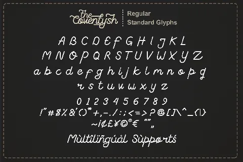 Coventysh Demo font