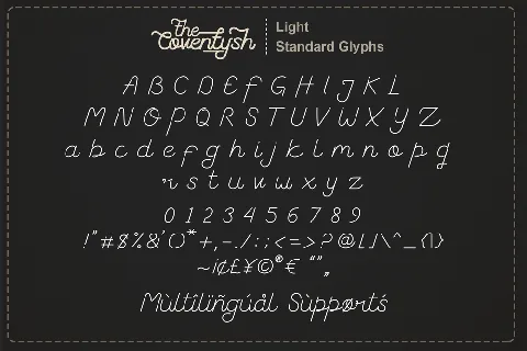 Coventysh Demo font