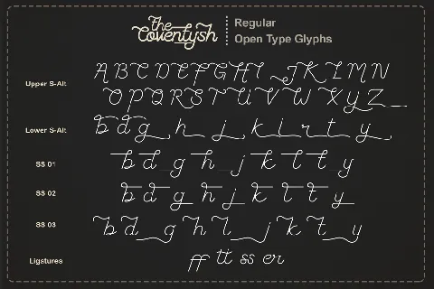 Coventysh Demo font