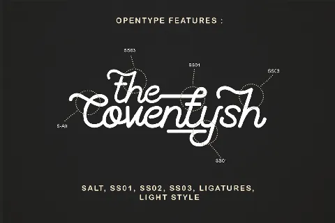 Coventysh Demo font