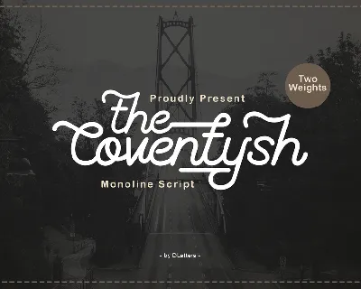 Coventysh Demo font