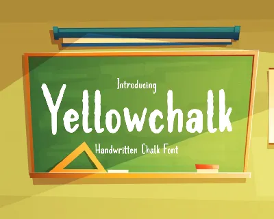 Yellowchalk font