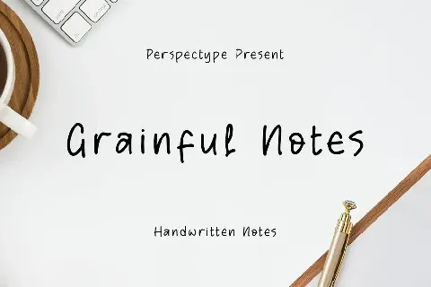 Grainful Notes font