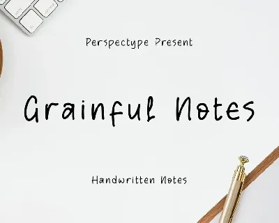 Grainful Notes font