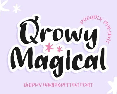 Qrowy Magical font
