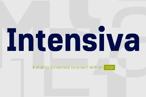 Intensiva Family font