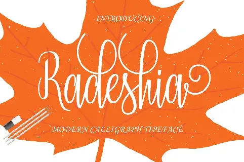 Radeshia Script font