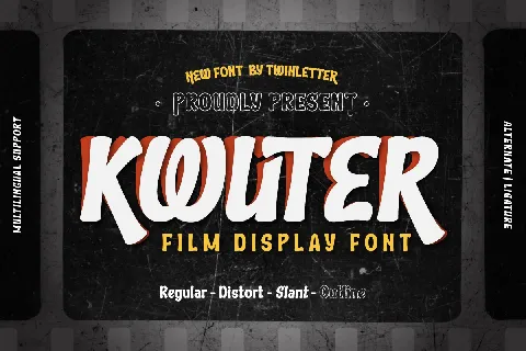 KWUTER Trial font