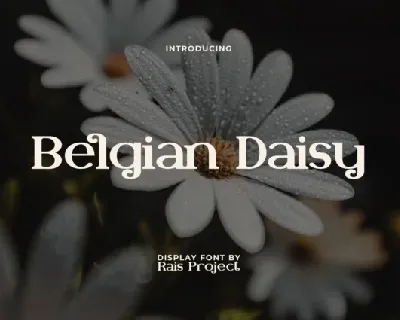 Belgian Daisy font