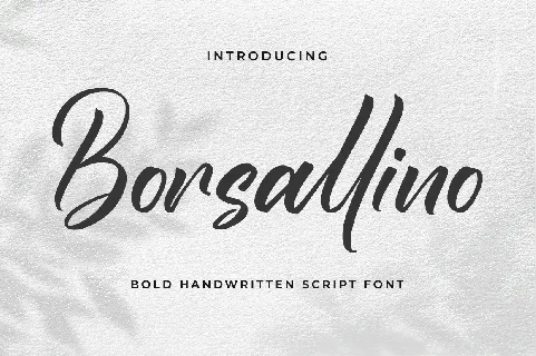 Borsallino font