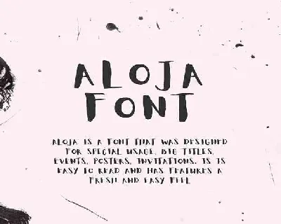 Aloja Handwritten Free Download font