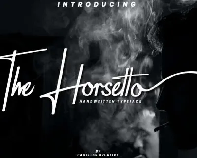 The Horsetto font