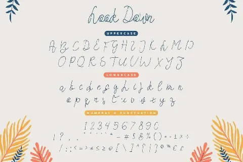 Look Down Demo font