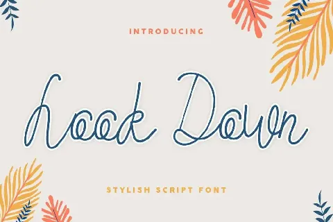 Look Down Demo font