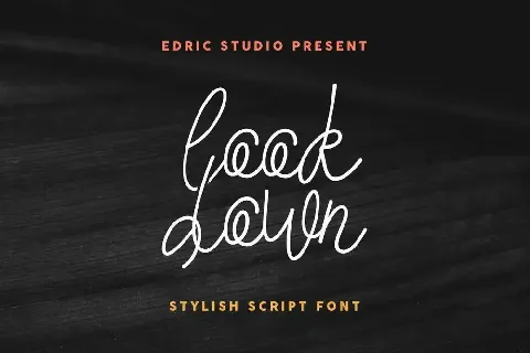 Look Down Demo font