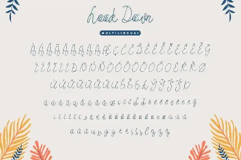 Look Down Demo font