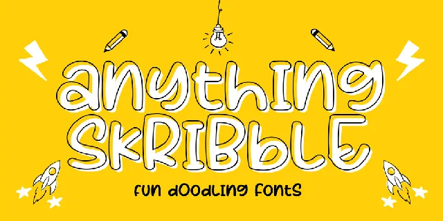 Anything Skribble font