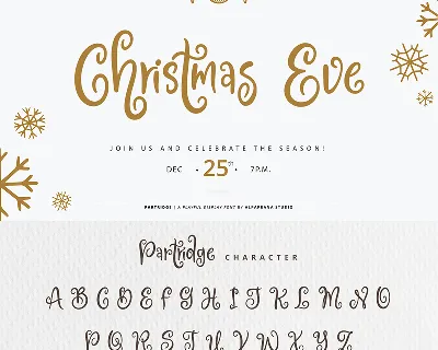 Partridge font