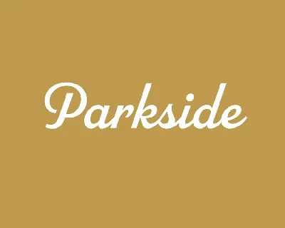 Parkside font