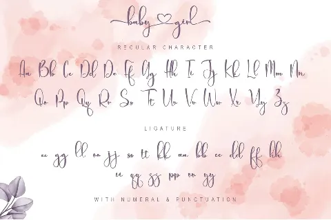 Baby Girl font