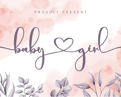 Baby Girl font