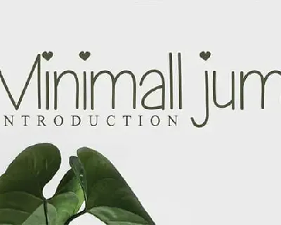 Minimall Jumi font