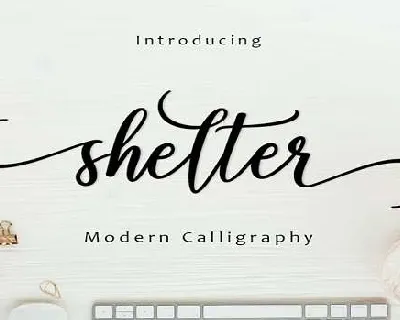 Shelter font