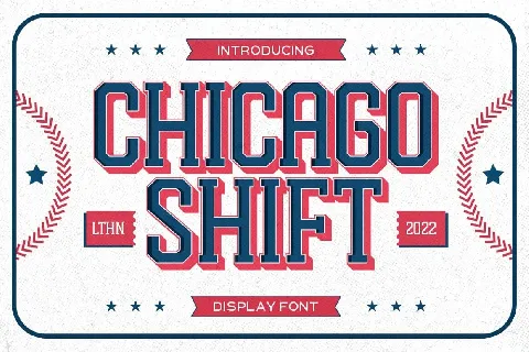 Chicago Shift font