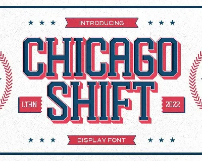 Chicago Shift font