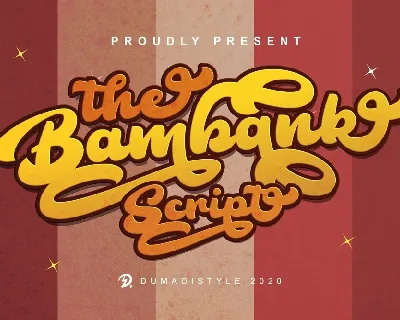 The Bambank Script font