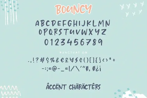 BOUNCY font