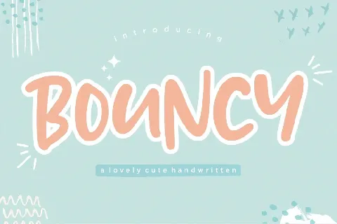 BOUNCY font