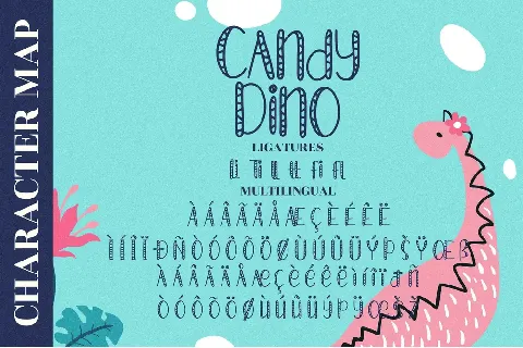 Candy Dino font