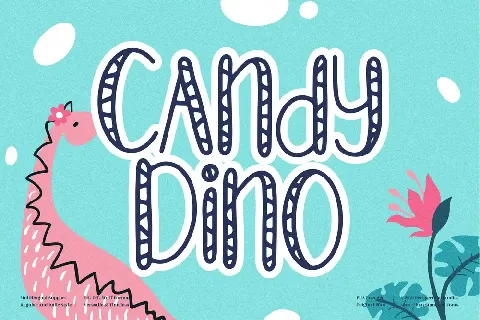 Candy Dino font