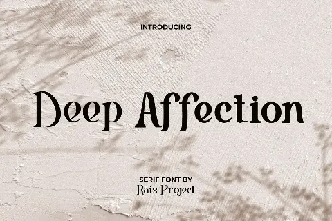 Deep Affection Demo font