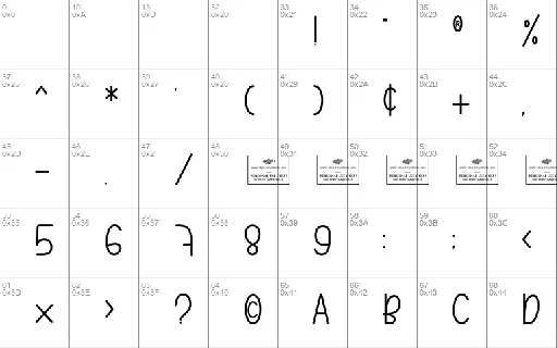 Pinky Notes font