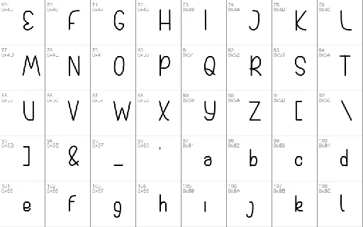 Pinky Notes font