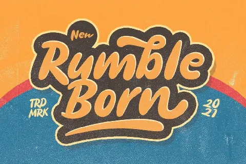 Rumble Born font