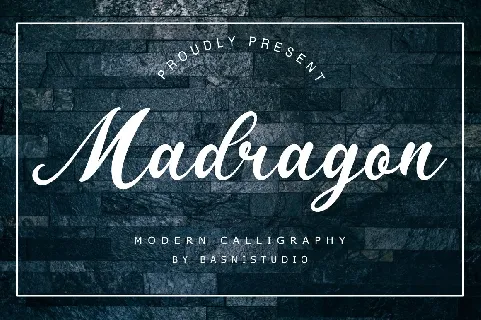 Madragon font