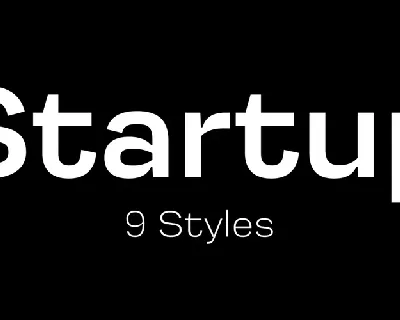Startup font