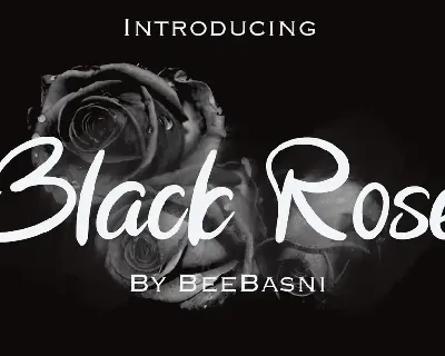 Black Rose font