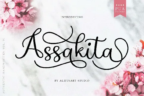 Assakita Trial Version font