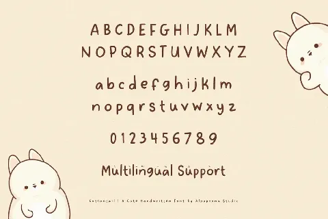 Cottontail font