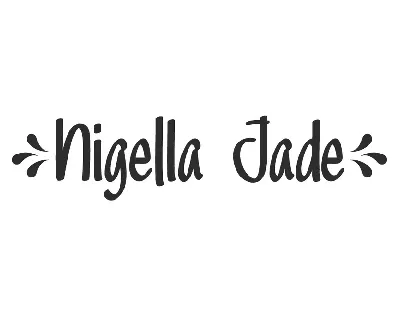 Nigella Jade font