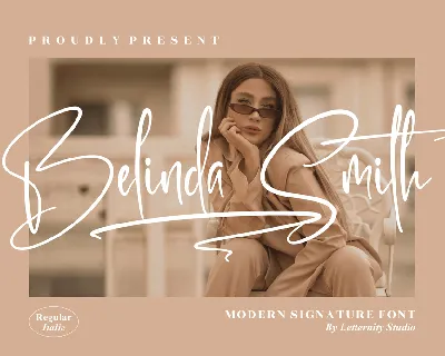 Belinda Smith â€“ Modern Signature font