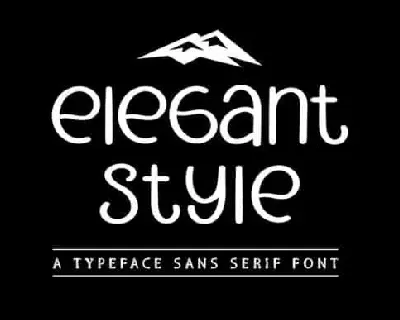 Elegant Style font